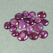 84.50cts Natural Untreated Raspberry Sheen PINK SAPPHIRE Gemstone September Birthstone Uneven Shape Rose Cut 10*8mm - 16*14mm 17pcs