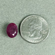 6.00cts प्राकृतिक अनुपचारित लाल रूबी (माणिक) रत्न सामान्य कट अंडाकार आकार राशी रतन 12*9mm*6h