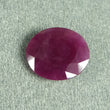 7.00ratti Natural Untreated RED RUBY (Maanik) Gemstone Normal Cut Oval Shape Rashi Ratan 14*12mm*4h