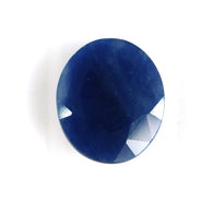 5.38 रत्ती प्राकृतिक अनुपचारित नीला नीलम (नीलम) रत्न राशि रतन अंडाकार आकार सामान्य कट 12*10 मिमी