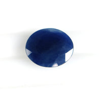 5.38 रत्ती प्राकृतिक अनुपचारित नीला नीलम (नीलम) रत्न राशि रतन अंडाकार आकार सामान्य कट 12*10 मिमी