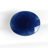 6.25cts प्राकृतिक अनुपचारित नीला नीलम रत्न अंडाकार आकार सामान्य कट 12*10mm