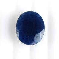 6.35cts प्राकृतिक अनुपचारित नीला नीलम रत्न अंडाकार आकार सामान्य कट 12*10mm