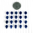 49.00cts Natural Untreated BLUE SAPPHIRE Gemstone September Birthstone Oval Shape Rose Cut 9*7mm 20pcs