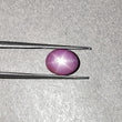 STAR SAPPHIRE Gemstone Cabochon : 4.70cts Natural Untreated African 6Ray Pink Star Sapphire Oval Shape Cabochon 10*8mm*6(h)mm 1pc