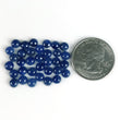 22.00cts Natural Untreated BLUE SAPPHIRE Gemstone Round Shape Cabochon September Birthstone 5mm 34pcs