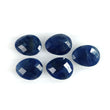 46.05cts Natural Untreated BLUE SAPPHIRE Gemstone Checker Cut Egg Shape Briolette 15*12mm September Birthstone
