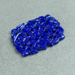 LAPIS LAZULI Gemstone Carving September Birthstone : 25.50cts Natural Untreated Unheated Lapis Hand Carved Cushion Shape 33*26mm 1pc