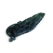 Exclusive GREEN TOURMALINE Gemstone Carving : 93.00cts Natural Untreated Tourmaline Hand Carved PEACOCK 75*28mm*7(h)