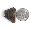 Golden Brown Chocolate Blue Sheen SAPPHIRE Gemstone Normal Cut : 30.80cts Natural Untreated Sapphire Uneven Shape 29*22mm (With Video)