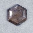 Golden Brown CHOCOLATE BLUE Sheen SAPPHIRE Gemstone Cut September Birthstone : 55.00ct Natural Untreated Sapphire Hexagon Normal Cut 32*28mm