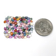 MULTI SAPPHIRE Gemstone Cut September Birthstone : 19.65cts Natural Untreated Sapphire Pear Shape Rose Cut 3.5*3mm - 5*3.5mm 86pcs