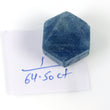RECORD KEEPER Blue SAPPHIRE Gemstone Crystal : 64.50ts Natural Untreated Unheated Triangle Formative Sapphire Specimen 19*17mm 1pc
