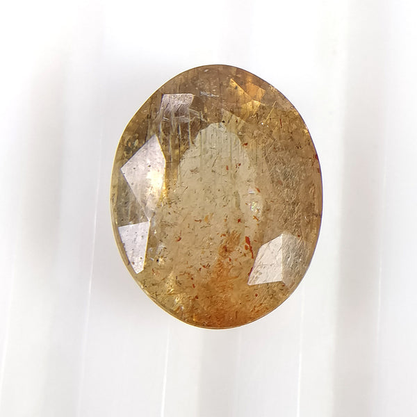 Oregon SUNSTONE Gemstone Normal Cut : 7.75cts Natural Untreated Sunstone Oval Shape 14*11.5mm (With Video)