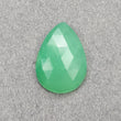 GREEN CHRYSOPRASE Gemstone Normal & Rose Cut : Natural Untreated Unheated Chrysoprase Pear Shape