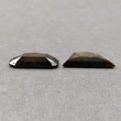 Golden Brown Chocolate Sheen Sapphire Gemstone Normal Cut : 39.80cts Natural Untreated Sapphire Uneven 26*13mm - 28*14.5mm 2pcs (With Video)