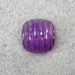 Purple Sapphire Gemstone Carving : 20.90cts Natural Untreated Unheated Multi Sapphire Hand Carved Cushion Shape 14mm (With Video)