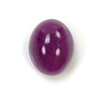 PURPLE RUBY GEMSTONE Cabochon : 16.30cts. Natural Untreated Unheated Ruby Gemstone Oval Shape Cabochon 16*12.5mm (With Video)