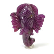 Red RUBY Gemstone Carving : 58.00cts Natural Untreated Ruby Hand Carved LORD GANESHA 38*30mm (With Video)