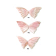 PINK OPAL Gemstone Carving : Natural Untreated Pink Opal Hand Carved BUTTERFLY Pair (With Video)