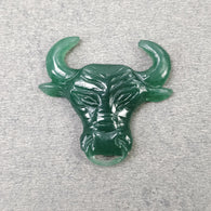 Bull's Face Carving