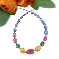 Blue Burmese Beads