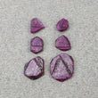 RECORD KEEPER RUBY Gemstone Crystal : 20.15cts Natural Untreated Red Ruby Triangle Formative Specimen 8*6mm - 15.5*13mm 6pcs