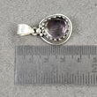 AMETHYST Gemstone 925 Sterling Silver Pendant : 6.100gms Natural Untreated Purple Amethyst Cabochon Bezel Set Pendant 1.35"