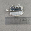 BOTSWANA AGATE Gemstone Pendant : 26.84gms Natural Untreated Agate Cabochon 925 Sterling Silver Bezel Set Pendant 2.25"