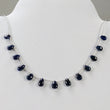 BLUE SAPPHIRE Gemstone Loose Beads : 43.00cts Natural Untreated Sapphire Plain Almond Beads 9*6mm - 11.5*7mm