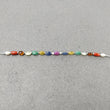 Multi Sapphire Hessonite Coral Diamond Emerald Cat's Eye Pearl Nav Ratan Loose Beads : 17.65cts Natural 5mm - 7mm 4.75"