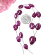 RUBY Gemstone Cabochon Loose Beads : 188.45cts Natural Untreated Unheated Ruby Oval Shape Plain Beads 11*9.5mm - 18*15mm