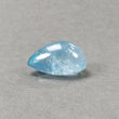 BLUE Milky AQUAMARINE Gemstone Cabochon : 31.00cts Natural Untreated Aquamarine Pear Shape Cabochon 24*15.5mm