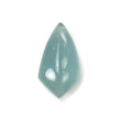 BLUE AQUAMARINE Gemstone Cabochon : 75.50cts Natural Untreated Aquamarine Uneven Shape Cabochon 37.5*21mm
