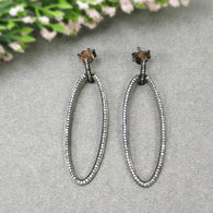 Pave Set Earring