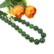 GREEN ANTIGORITE SERPENTINE Gemstone Loose Beads : 373.50cts Natural Untreated Serpentine Cabochon 19" Rondelle Plain Beads