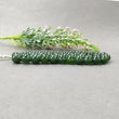 GREEN ANTIGORITE SERPENTINE Gemstone Loose Beads : 373.50cts Natural Untreated Serpentine Cabochon 19" Rondelle Plain Beads