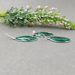 Green Onyx Gemstone Jewelry Set : 925 Sterling Silver Natural Oval Onyx Rose Cut Bezel Set Earrings Pendant Jewelry Set