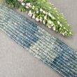 FLUORITE Gemstone Loose BEADS : Natural Untreated GREEN Fluorite Gemstone Loose Square Heishe Statement 16" Approx Beads