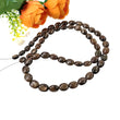 Golden Brown CHOCOLATE SAPPHIRE Gemstone Loose Beads : 139.30cts Natural Untreated Sapphire Oval Shape 7*5mm - 9*7mm 18"