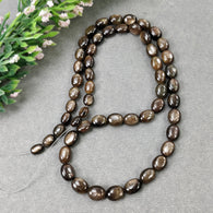 Golden Brown CHOCOLATE SAPPHIRE Gemstone Loose Beads : 139.30cts Natural Untreated Sapphire Oval Shape 7*5mm - 9*7mm 18