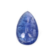 Natural Tanzanite Pear Cabochon : 23.15cts Natural Blue Tanzanite Gemstone Pear Shape 25*15.5mm