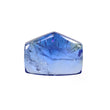 Natural Tanzanite Uneven Cabochon : 16.20cts Natural Blue Tanzanite Gemstone Uneven Shape 17*13mm