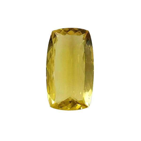 CITRINE Gemstone Normal Cut : 53.05cts Natural Untreated Unheated Yellow Citrine Cushion Shape 38*22mm