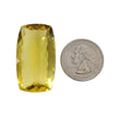 CITRINE Gemstone Normal Cut : 53.05cts Natural Untreated Unheated Yellow Citrine Cushion Shape 38*22mm
