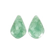 EMERALD Gemstone Checker Cut : 17.50cts Natural Untreated Unheated Green Emerald Uneven Shape 17*27mm Pair
