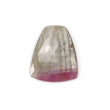 SILVER PINK Sheen SAPPHIRE Gemstone Rose Cut : 23.40cts Natural Untreated Bi-Color Sapphire Uneven Shape 27*22mm