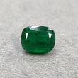 Emerald Gemstone Normal Cut : 4.45cts Natural Untreated Unheated Green Emerald Cushion Shape 11*9mm