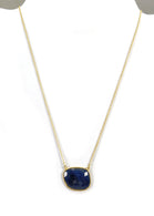 BLUE SAPPHIRE Gemstone Necklace : 18