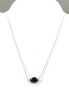 BLUE SAPPHIRE Gemstone Necklace : 18